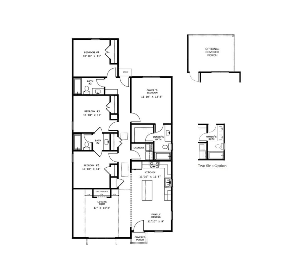 65 SUMMER, Opelika, AL, 36804, Emily Floor Plan