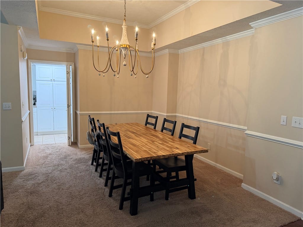 619 BELMONTE, Auburn, AL, 36830, This formal dining space features carpet flooring
