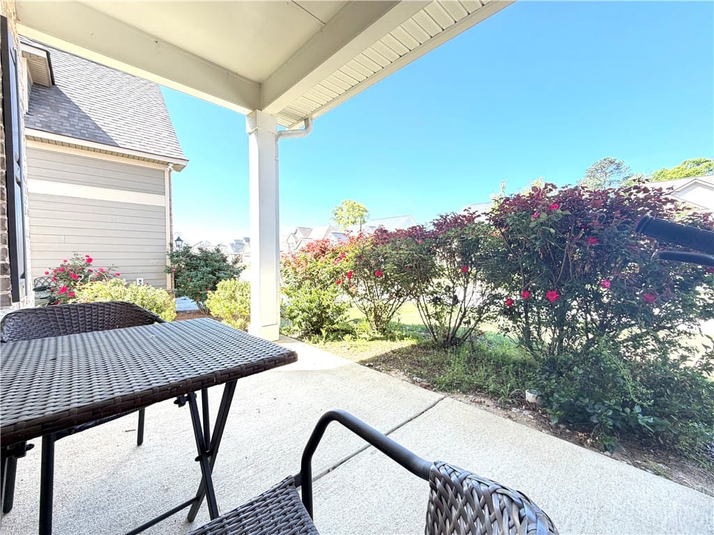 2653 Golf Mill Ct, Auburn, AL 36832, This inviting patio area features ample space for