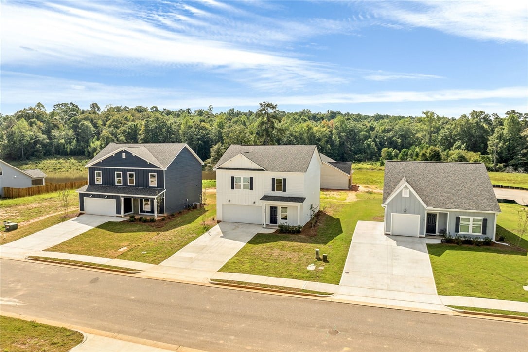 415 gray St, Opelika, AL 36801, Neat suburban street view reveals newly built home