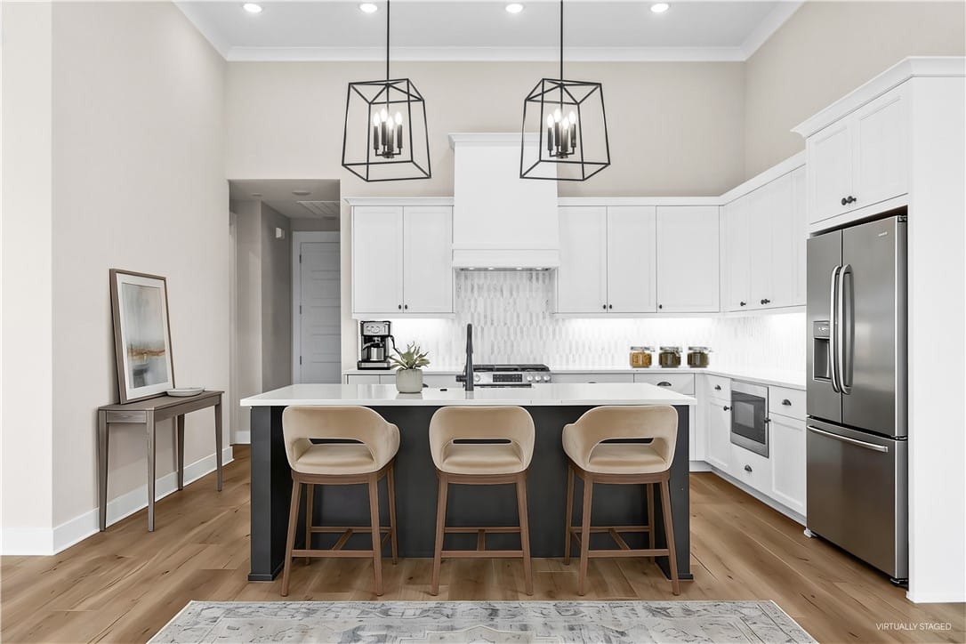 3019 DAWSON CORNER, Auburn, AL, 36832, This bright kitchen features high ceilings, an isl