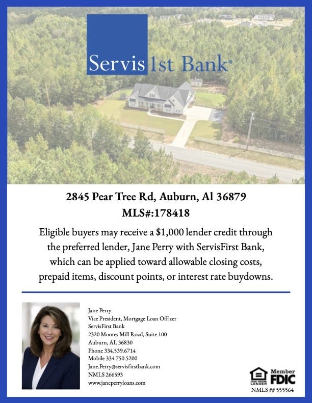 2845 Pear Tree Road, Auburn, AL, 36879 — Photo 3