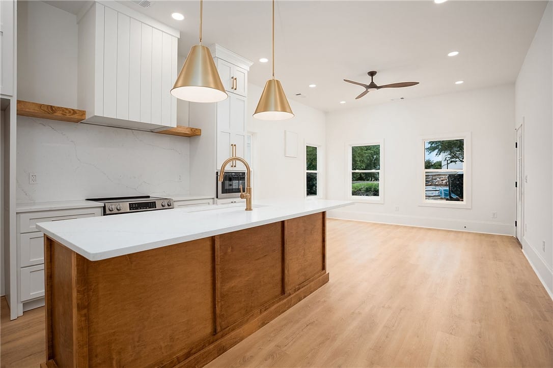 618 Martin Luther King Dr #1, Auburn, AL 36832, A grand central island anchors this pristine kitch
