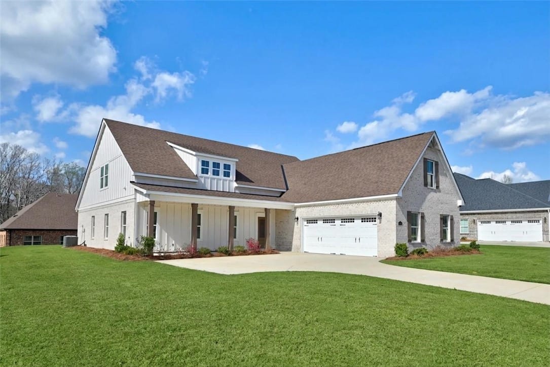 2820 Rainmaker Run Dr, Auburn, AL 36832, Attached double garage.