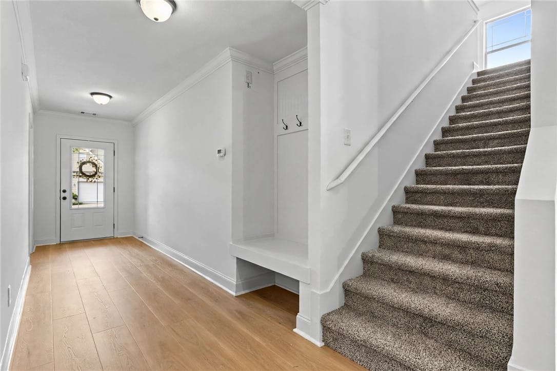 328 Yukon Dr, Auburn, AL 36832, A welcoming entryway shows off the new LVP floorin