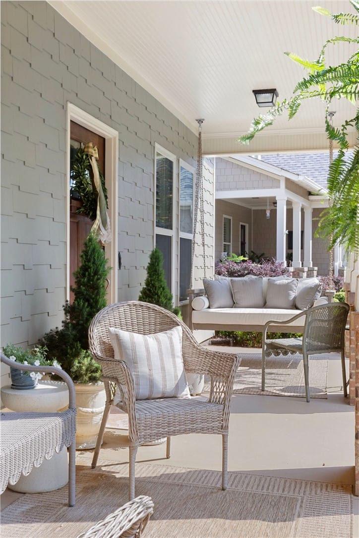2811 National Village Pkwy, Opelika, AL 36801, A welcoming front porch beckons with a comfortable