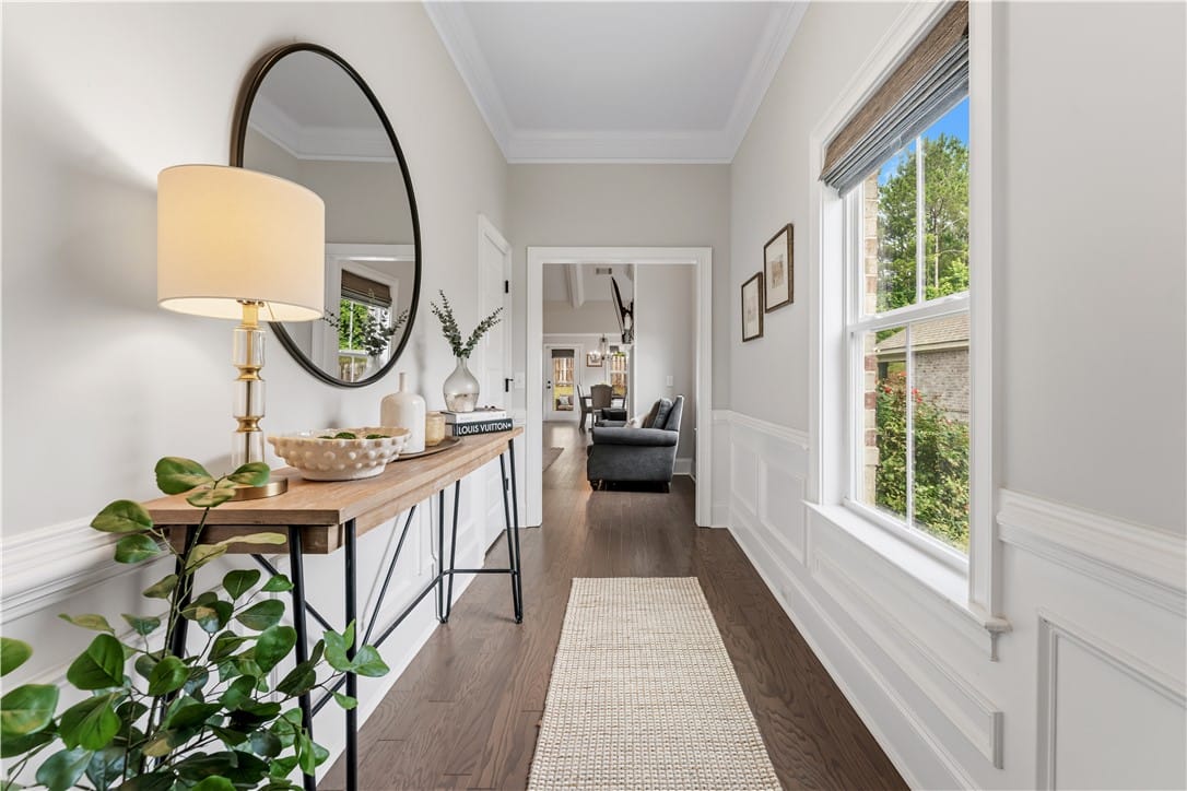 1060 Hampstead Ln, Opelika, AL 36801, USA, A graceful entry hall welcomes with rich hardwood