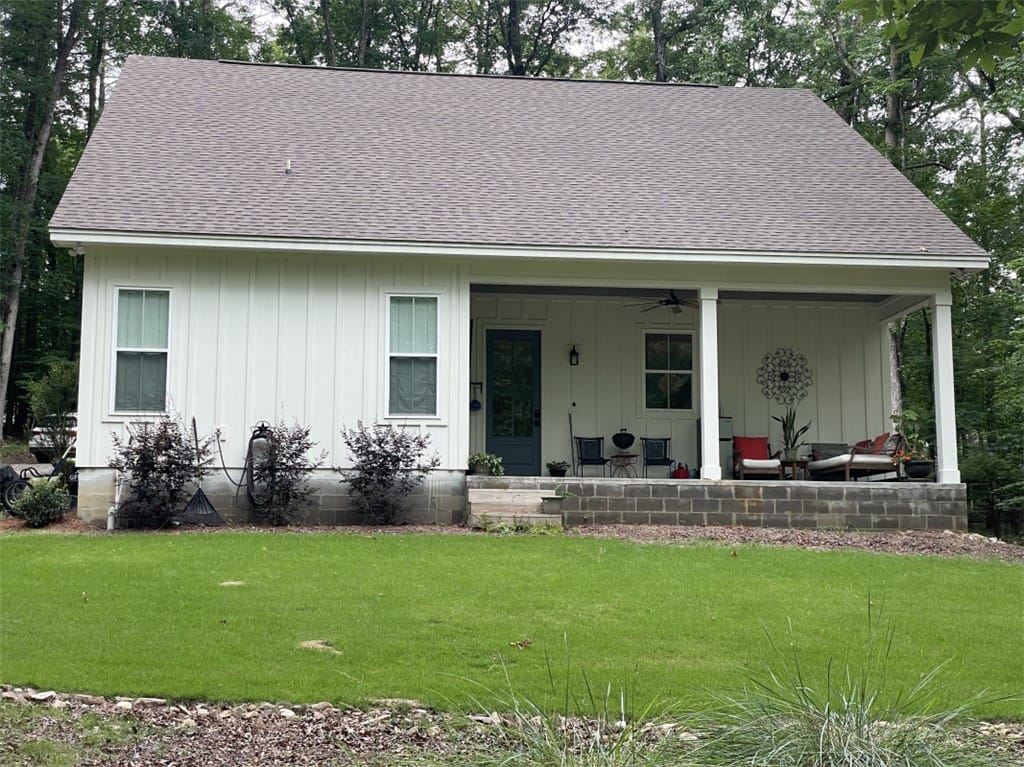 138 Greenview Ter, Dadeville, AL 36853, A welcoming front porch enhances this charming whi