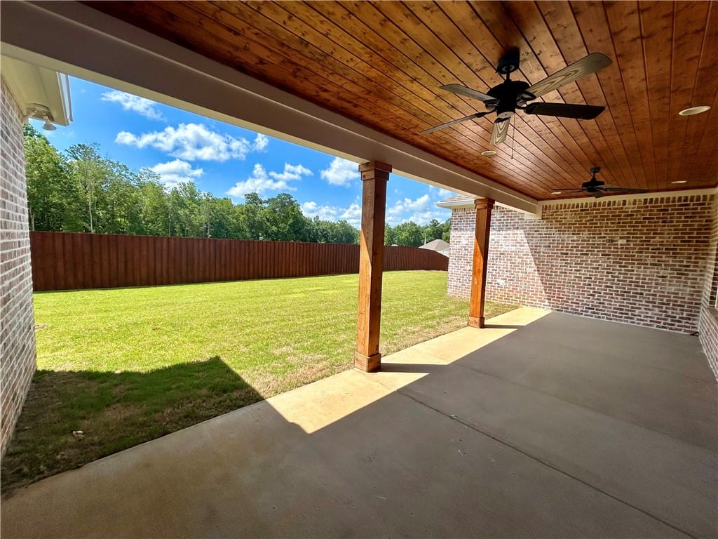 3298 PEPPERMILL, Opelika, AL, 36801, A spacious covered patio offers ample room for out