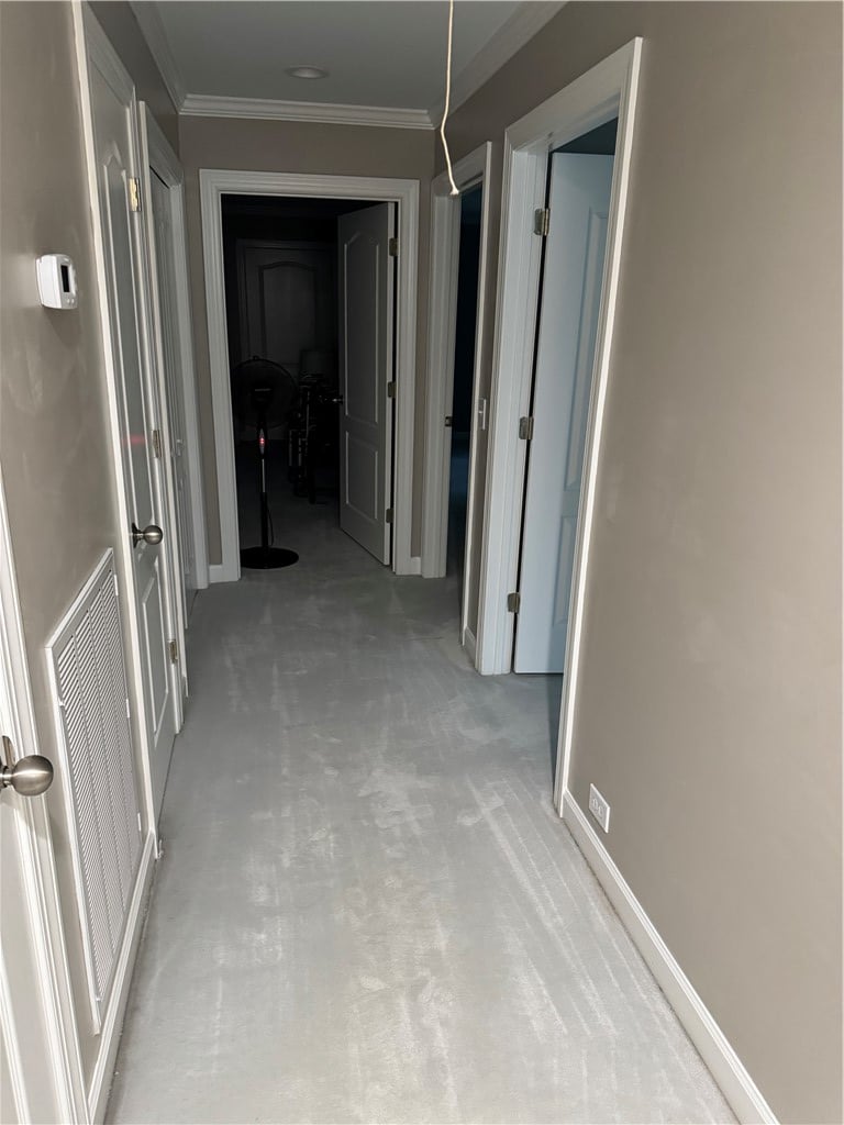 1464 Crossing Way, Auburn, AL 36830, A clean-lined hallway with neutral tones connects
