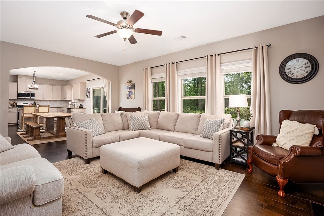 1608 Lilah Ct, Auburn, AL 36830, USA, This inviting space features an open layout connec