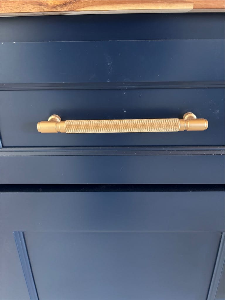 94 Brummitt St, Camp Hill, AL 36850, A striking brass handle accents the dark, rich ent