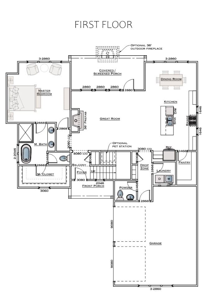 1205 SARAH, Auburn, AL, 36830, The Hattie A - First Floor - All plans, pricing, a