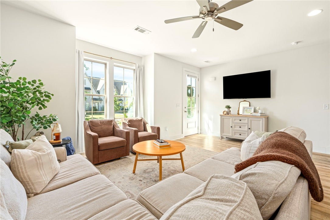 328 Northgate Blvd, Auburn, AL 36830, Tall windows define this open living area filled w