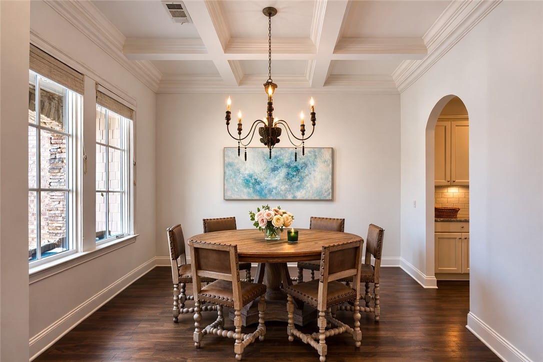 1734 Easton Ct, Auburn, AL 36830, USA, Dining Room with Coffered Ceiling