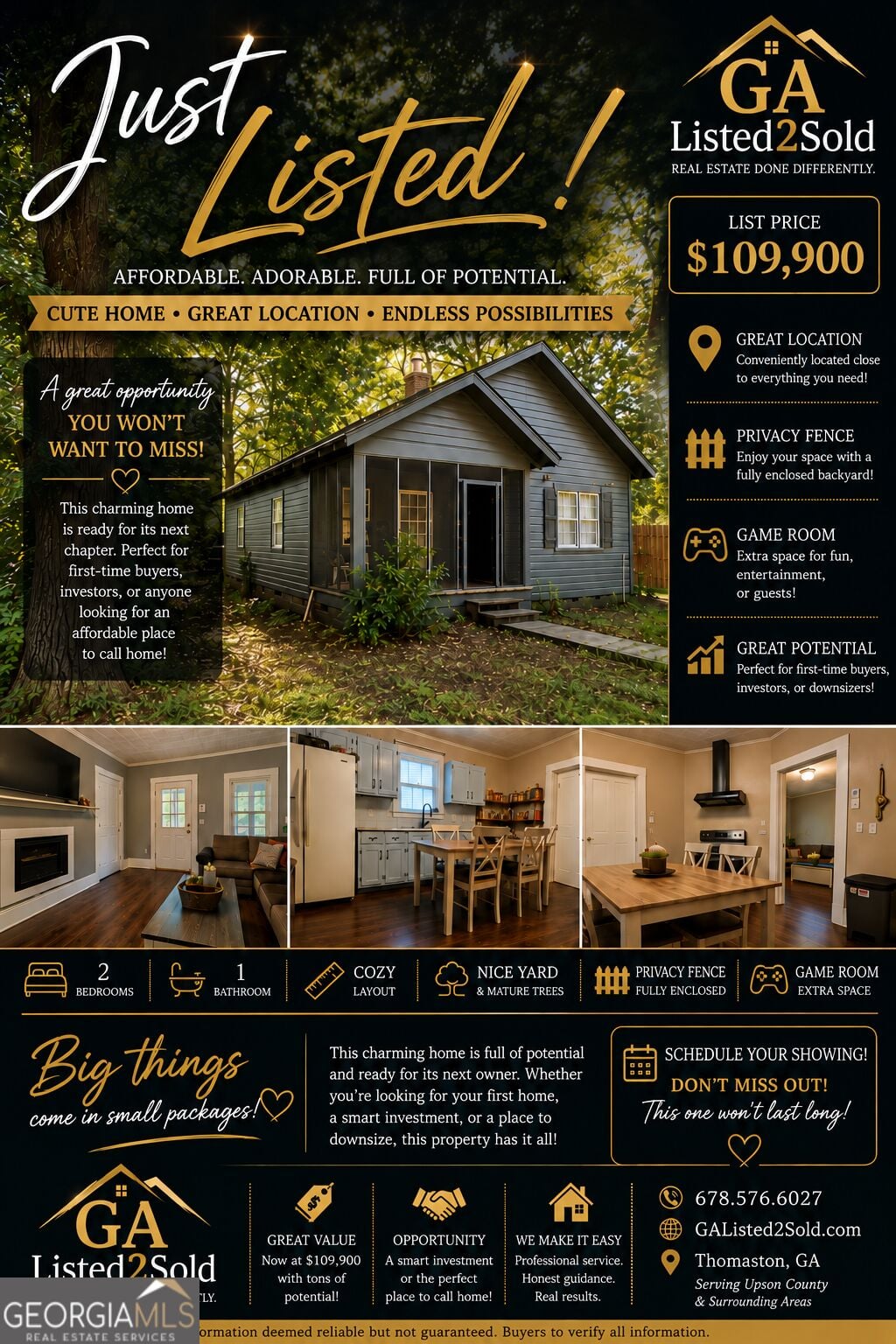 405 N Bethel St, Thomaston, GA 30286