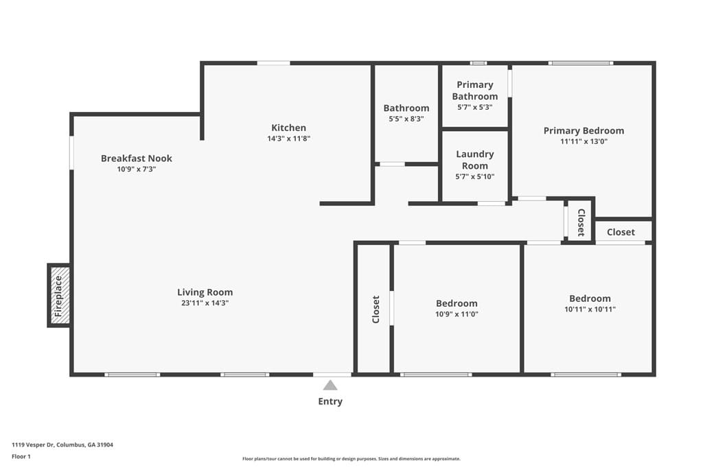 1119 Vesper Drive, Columbus, GA, 31904