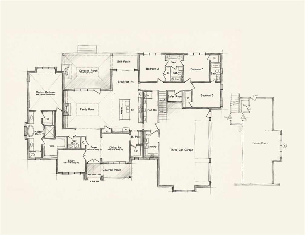 9036 Chapel Heights Dr, Opelika, AL 36804, Floorplan rendering. Contact for detailed dimensio