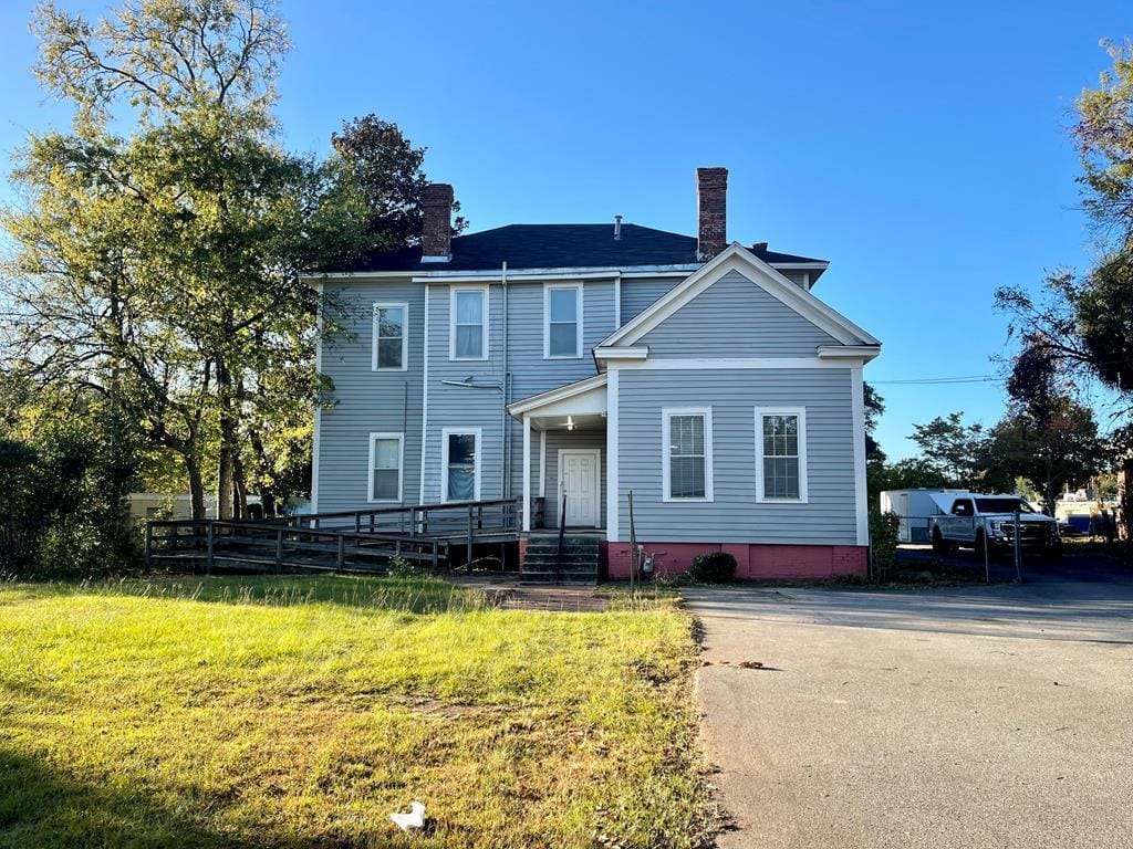 525 W Broad Avenue, Albany, GA, 31701, Rear View & Parking Area fenced