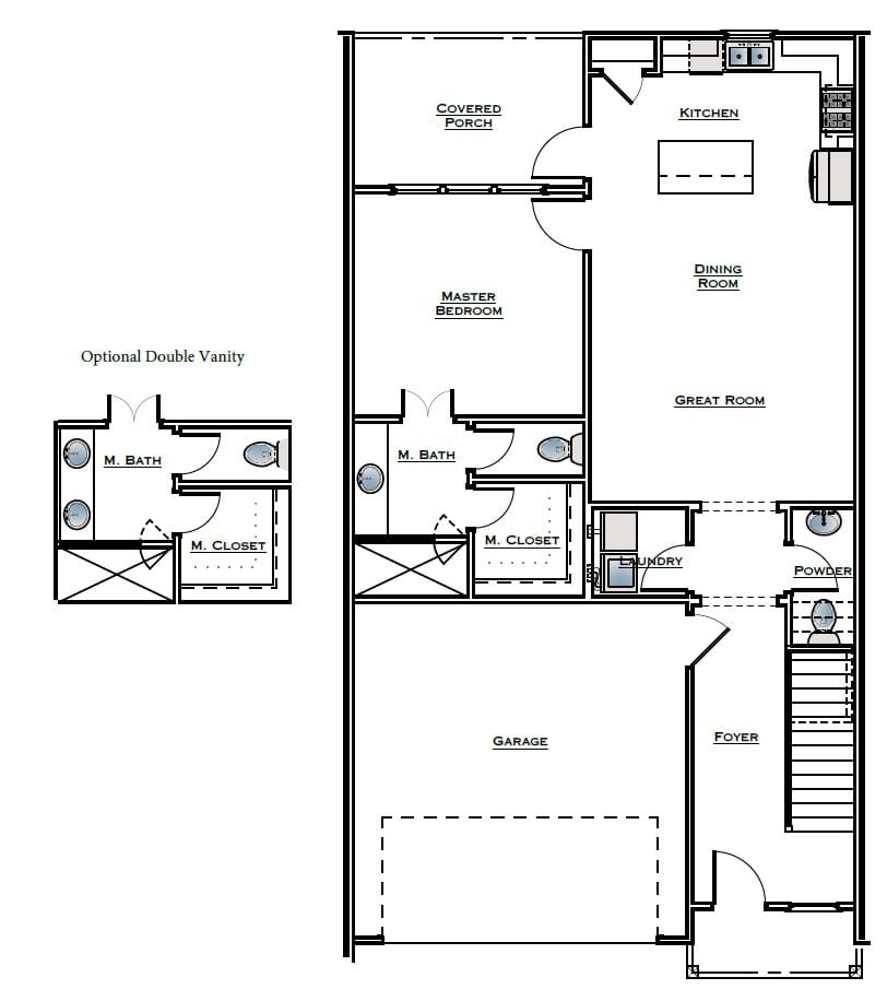 1135 Sarah Ln, Auburn, AL 36830, Auburn Farms Townhome - Lot 43 - First Floor