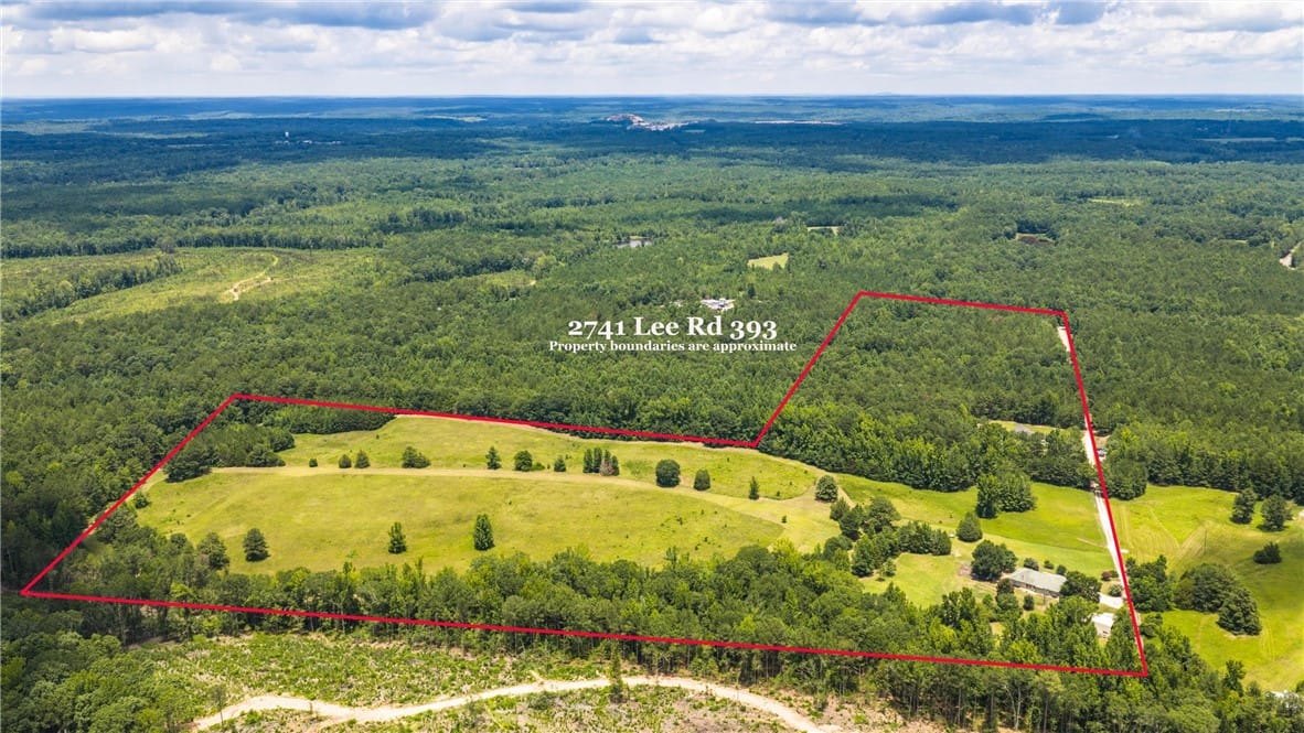 6 Parcels LEE ROAD 393, Auburn, AL, 36832, An aerial perspective showcases a vast, green land