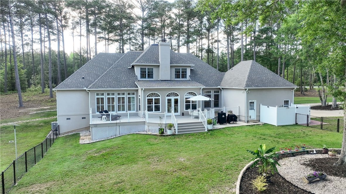 4297 Judge Brown Rd, Valley, AL 36854, USA, This spacious estate features a large deck overloo