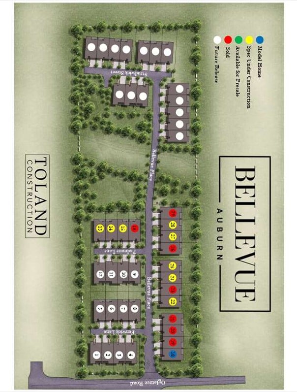 2245 BELLEVUE, Auburn, AL, 36830, An overview of the neighborhood layout reveals the