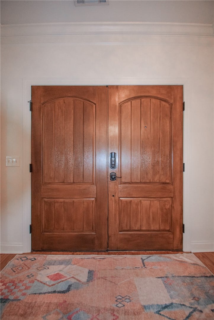 2276 Barkley Crest Ln, Auburn, AL 36830, USA, Double wood entry doors stand out against smooth w