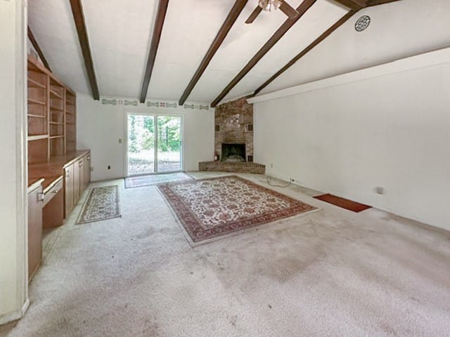 3699 Co Rd 54, Notasulga, AL 36866, Exposed wood beams adorn the vaulted ceiling, comp