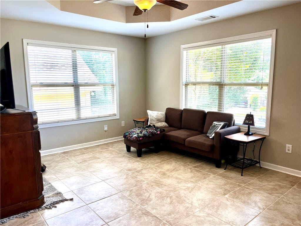 710 HUNTER, Auburn, AL, 36832, A comfortable living space boasts ceramic tile flo