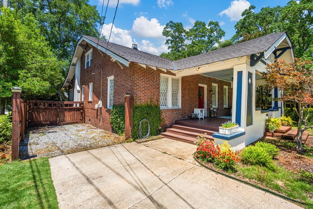 1205 Munro Ave, Columbus, GA 31906, Driveway, Side entry to front porch
