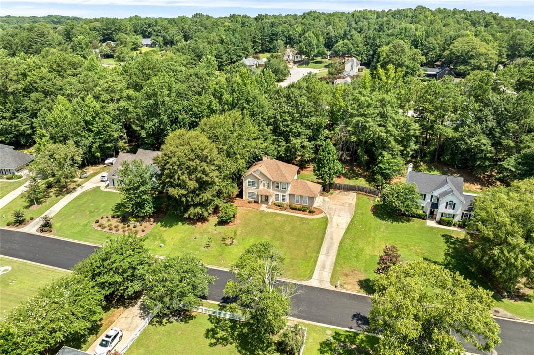 371 ESTATE, Auburn, AL, 36830, An aerial perspective reveals a charming residenti
