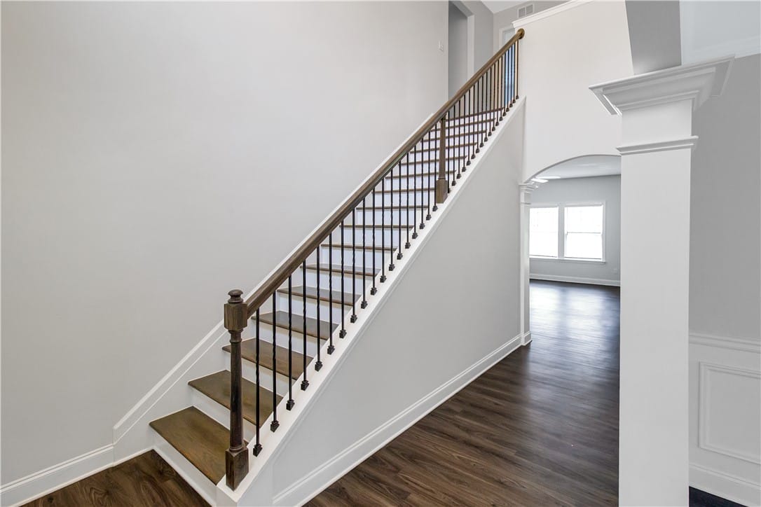 1601 Lilah Ct, Auburn, AL 36830, Elegant hardwood flooring leads the eye up a class