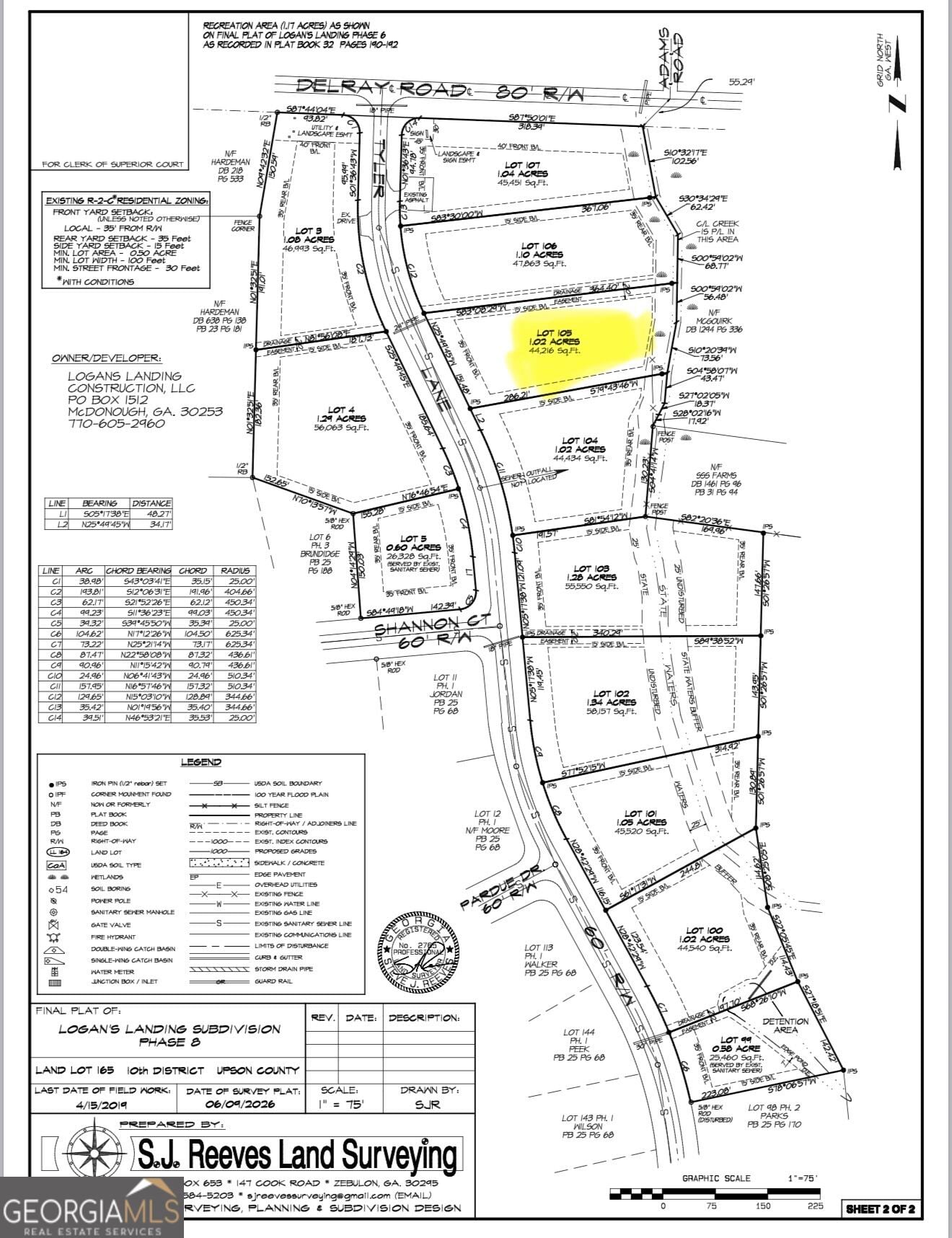 0 Tyler Lane #Lot 105, Thomaston, GA, 30286