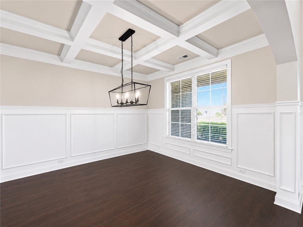 2719 Mimms Ln, Auburn, AL 36832, Elegant coffered ceilings and rich wood flooring d