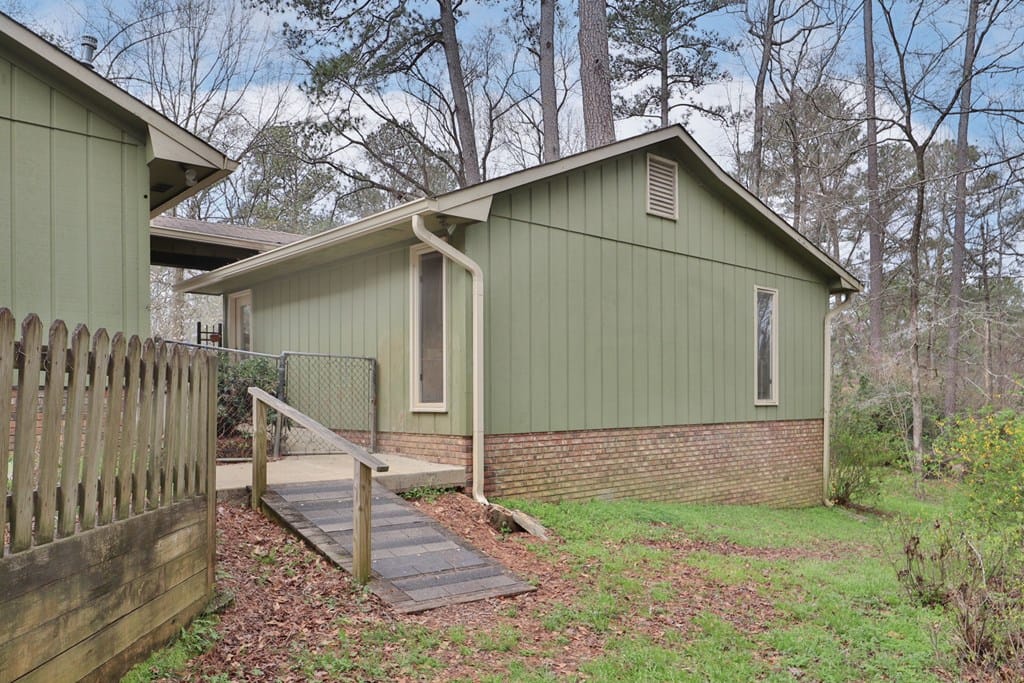 6800 Ranch Forest Drive, Columbus, GA, 31904, BACK VIEW/ATTACHED GARAGE