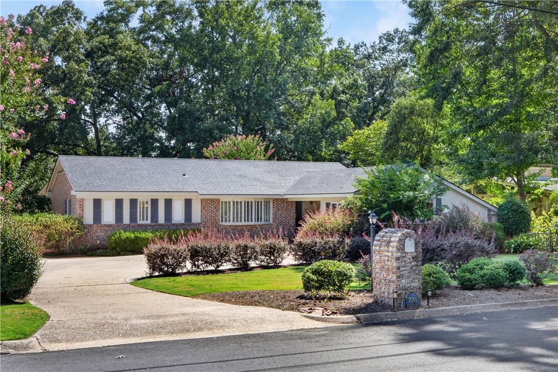 778 Brenda Ave, Auburn, AL 36830, Mature trees and lush landscaping frame this tradi