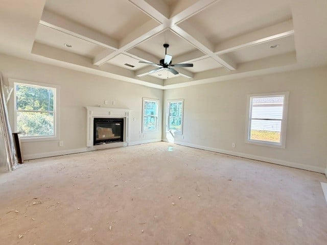 4274 DEWBERRY, Opelika, AL, 36801, An elegant coffered ceiling and a classic fireplac
