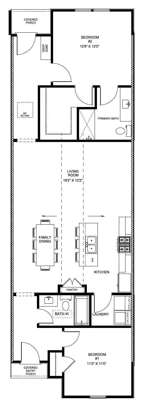 Opelika, AL, Interior Townhome by Holland Homes LLC. All plans,