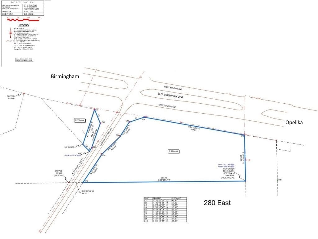 0 U.S. 280, Kellyton, AL, 35089