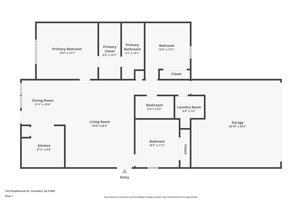 1412 Maplebrook Drive, Columbus, GA, 31904
