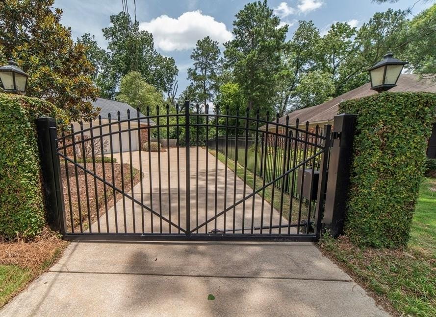 2226 Downing Drive, Columbus, GA, 31906, Undamaged gated entrance (photo was prior to fire)