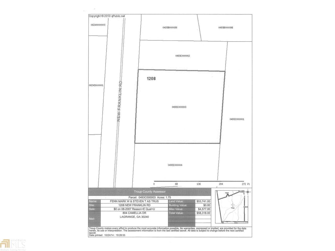 1208 New Franklin Rd, LaGrange, GA 30240
