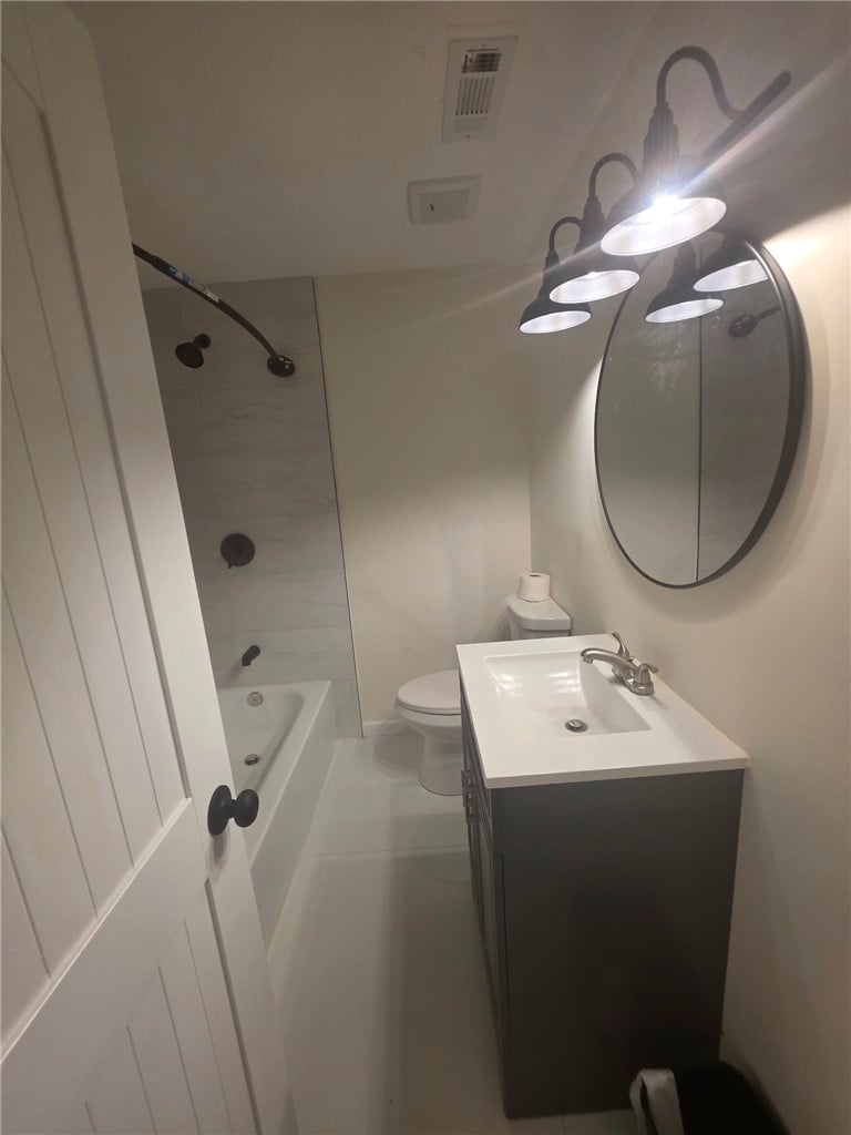 903 DELLA SULLINS, Tuskegee, AL, 36803, A contemporary vanity with dark cabinetry matches