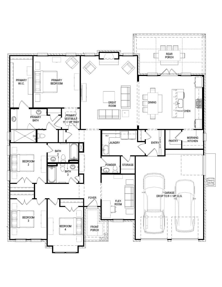 1143 HOGAN, Auburn, AL, 36830, Main Level Living