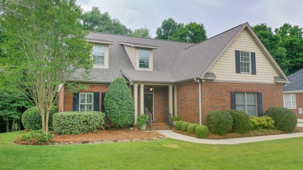809 Madeline Ln, Auburn, AL 36832, A classic brick-front residence featuring dormer w
