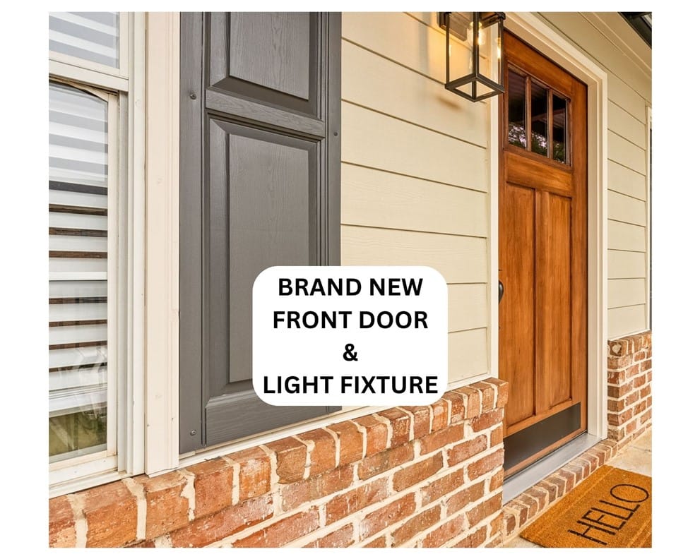 327 N Ross St UNIT 114, Auburn, AL 36830, A welcoming front entrance featuring a new wooden