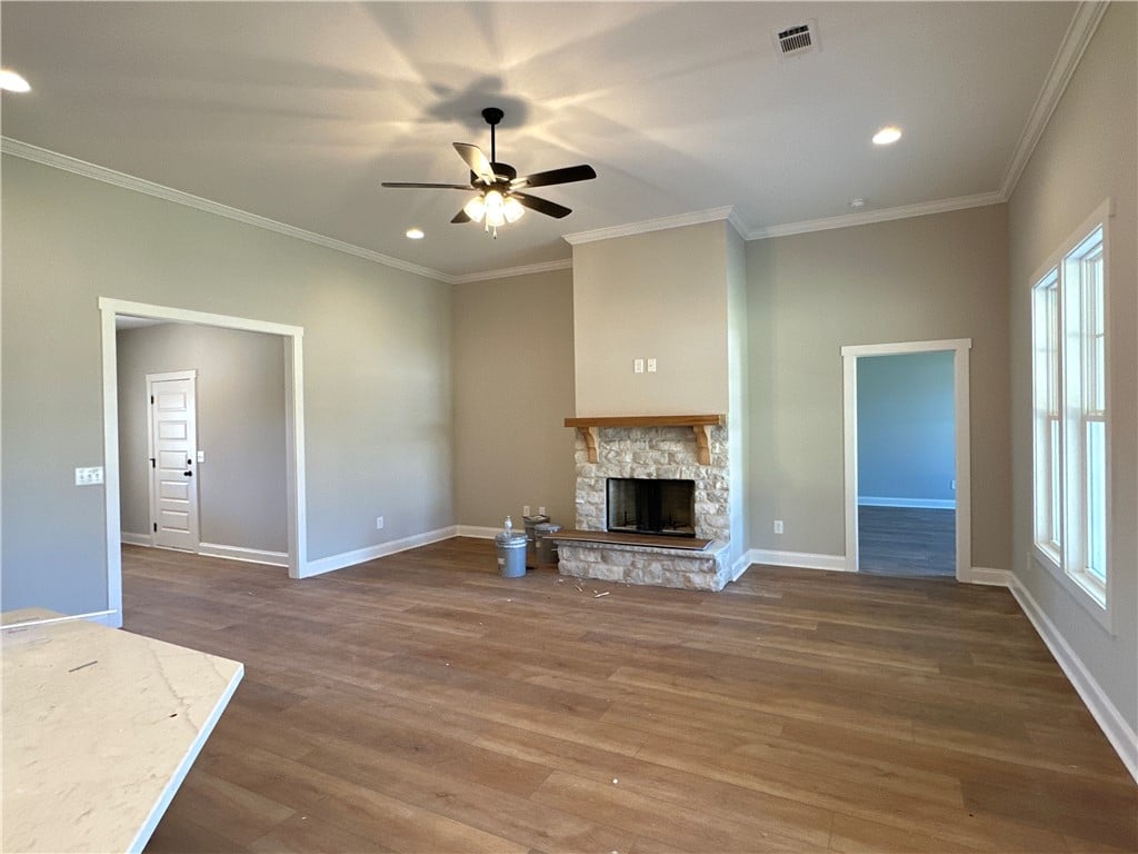 2947 Lee Rd 40, Salem, AL 36874, Rich wood flooring runs throughout this spacious l