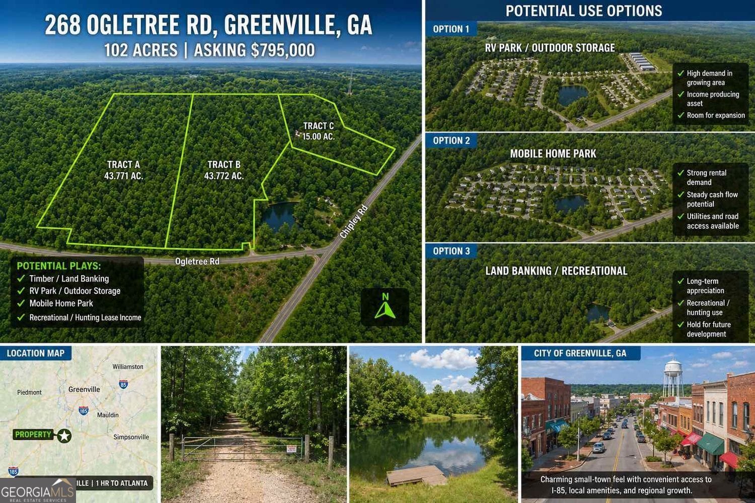 268 Ogletree Road, Greenville, GA, 30222