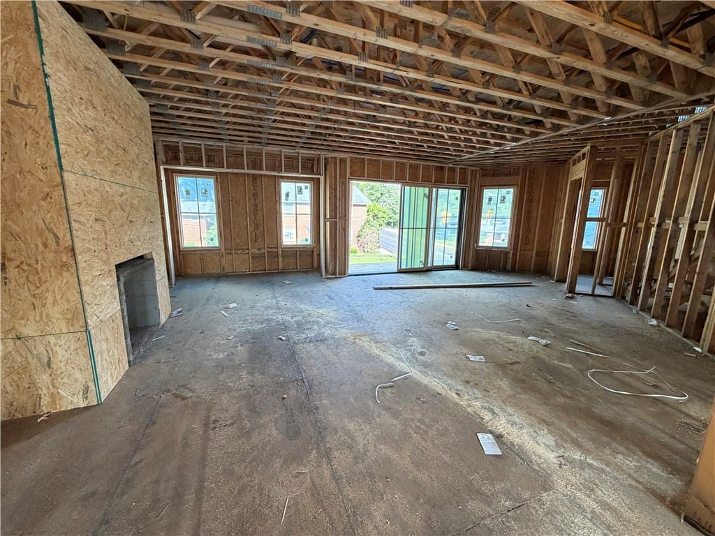 150 S Ross St #02, Auburn, AL 36830, Framed walls and ceiling beams await your vision f